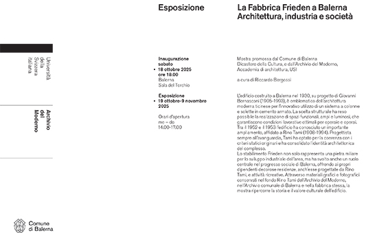 USI invito mostra Frieden verso